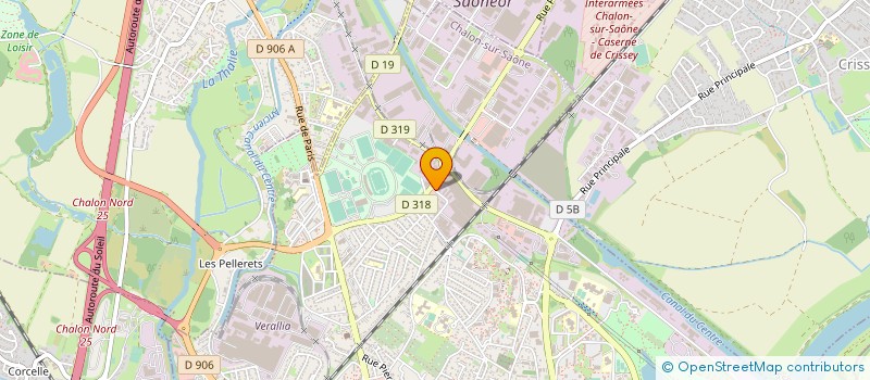 localisation de l'entreprise SOC NOUVELLE ENTREPRISE PROST à CHALON-SUR-SAONE