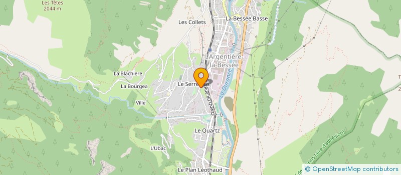 localisation de l'entreprise SOC NOUVELLE ETAB ROBERT à L'ARGENTIERE-LA-BESSEE
