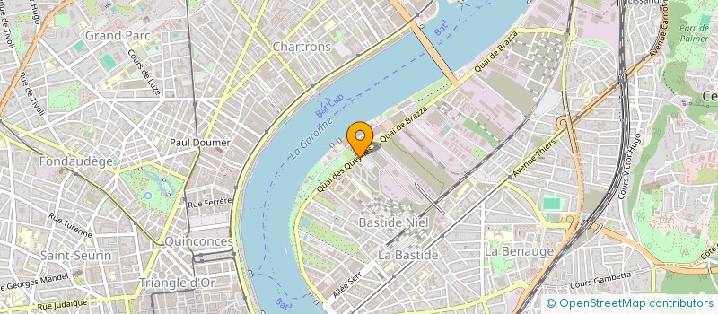 localisation de l'entreprise SOC NOUVELLE ETABLISSEMENTS PUJOULET à BORDEAUX