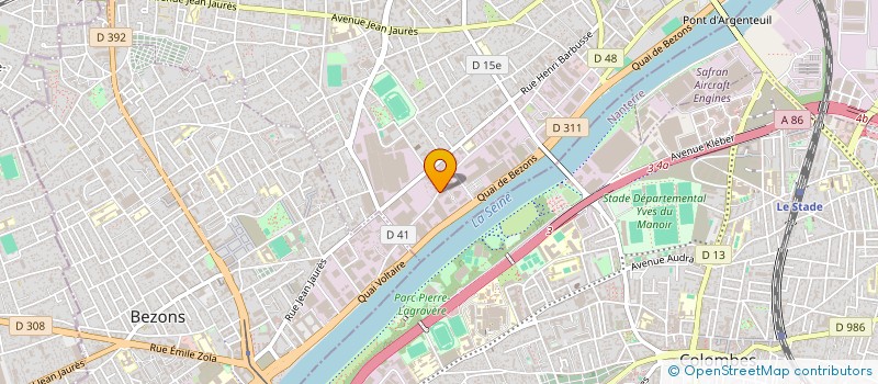 localisation de l'entreprise SOC NOUVELLE ETS AUBERT  ARGENTEUIL