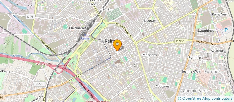 localisation de l'entreprise SOC NOUVELLE ETS CH JACQUET à REIMS