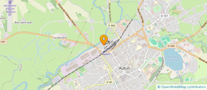 localisation de l'entreprise SOC NOUVELLE ETS HEITZMANN ET BONTEMPS à AUTUN