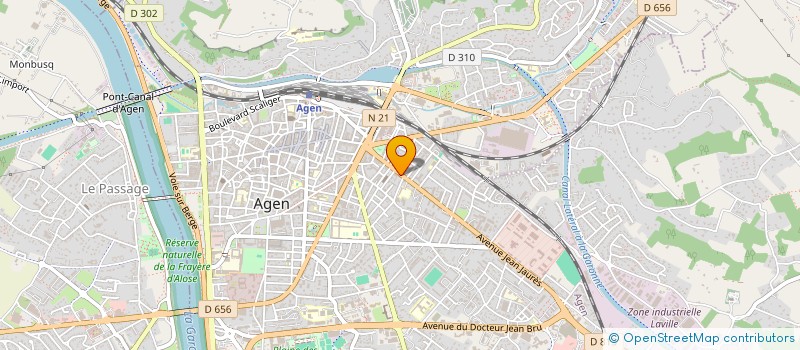 localisation de l'entreprise SOC NOUVELLE EXPERTISES ET PUBLICATIONS à AGEN