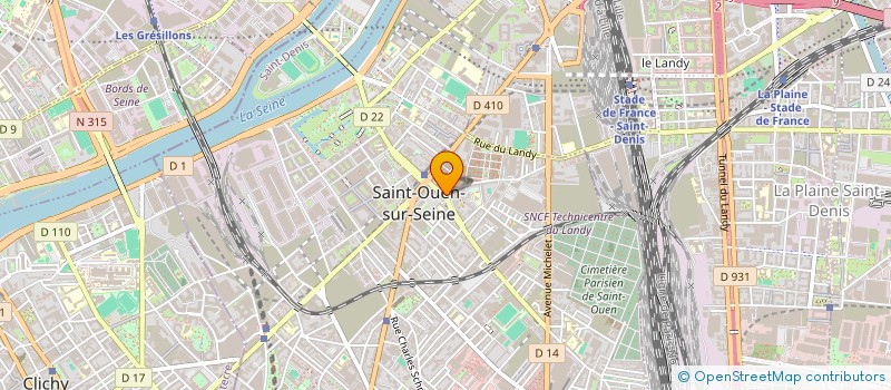 localisation de l'entreprise SOC NOUVELLE EXPLOIT GARAGE PATINOIRE à SAINT-OUEN-SUR-SEINE