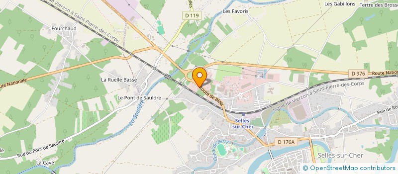 localisation de l'entreprise SOC NOUVELLE EXPLOIT RELAIS ST LAZARE  SELLES-SUR-CHER