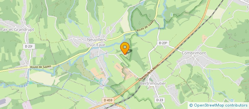 localisation de l'entreprise SOC NOUVELLE EXPLOITATION CAILLE VOSGES  NEUVILLERS-SUR-FAVE