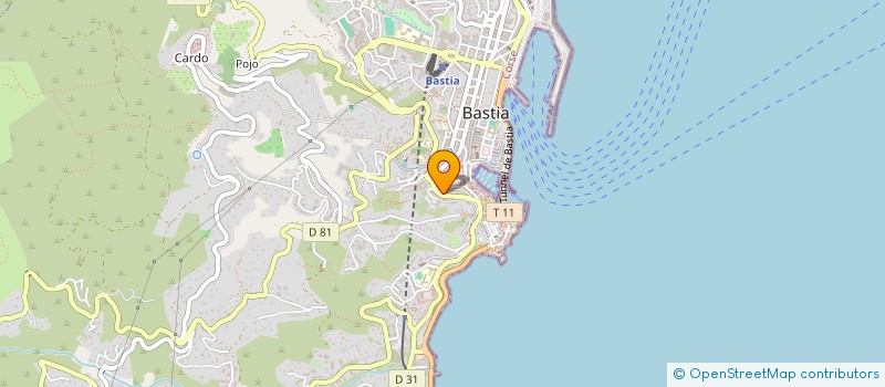 localisation de l'entreprise SOC NOUVELLE EXPLOITATION CORSE INTERIM à BASTIA