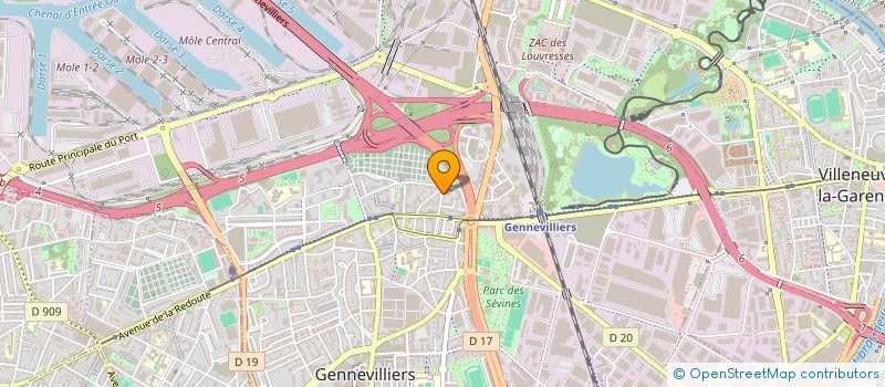 localisation de l'entreprise SOC NOUVELLE EXPLOITATION ET DIFFUSION à GENNEVILLIERS