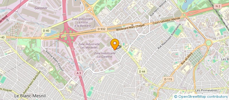 localisation de l'entreprise SOC NOUVELLE EXPLOITATION ETS BLANCHET à AULNAY-SOUS-BOIS