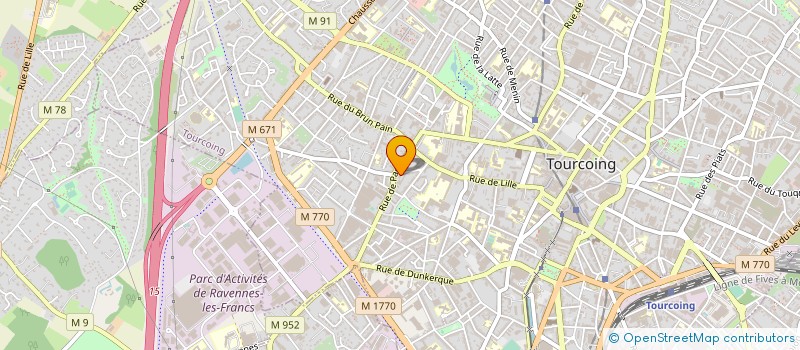localisation de l'entreprise SOC NOUVELLE EXPLOITATION ETS MAES J.C. à TOURCOING