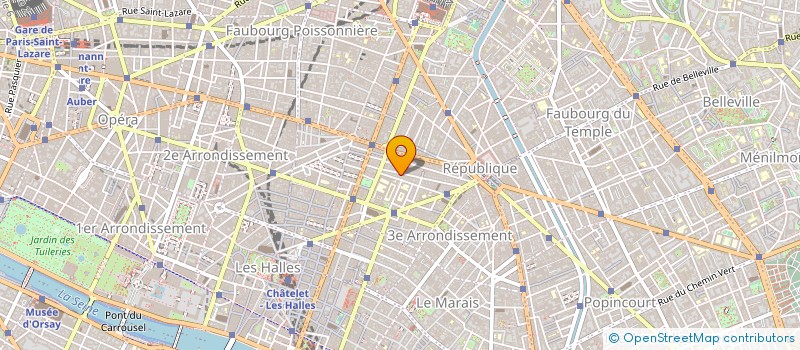 localisation de l'entreprise SOC NOUVELLE EXPLOITATION POLY OUTILS à PARIS