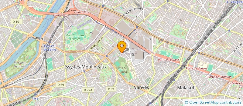 localisation de l'entreprise SOC NOUVELLE EXPLOITATION SORESE à ISSY-LES-MOULINEAUX