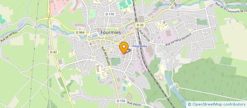 localisation de l'entreprise SOC NOUVELLE FOURMISIENNE DE CARTONNAGE à FOURMIES