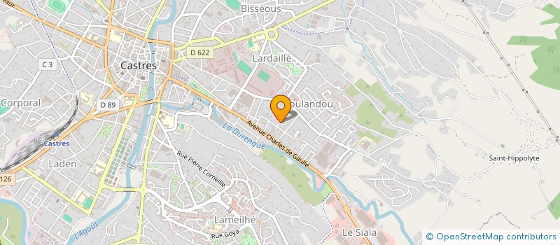 localisation de l'entreprise SOC NOUVELLE FRANCE RESTAU SERVICE à CASTRES