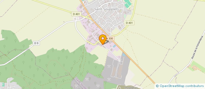 localisation de l'entreprise SOC NOUVELLE FUMISTERIE INDUST NANTERRE à SAINT-SOUPPLETS