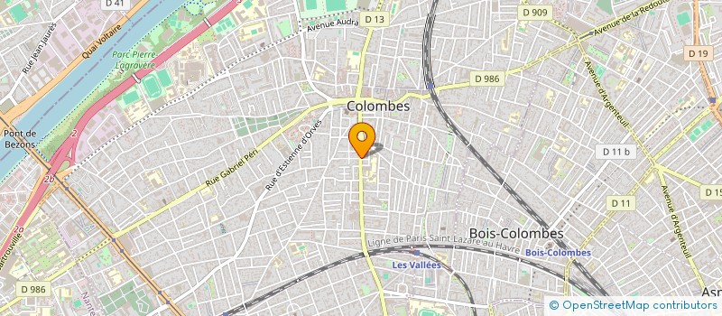localisation de l'entreprise SOC NOUVELLE GAMELEC à COLOMBES