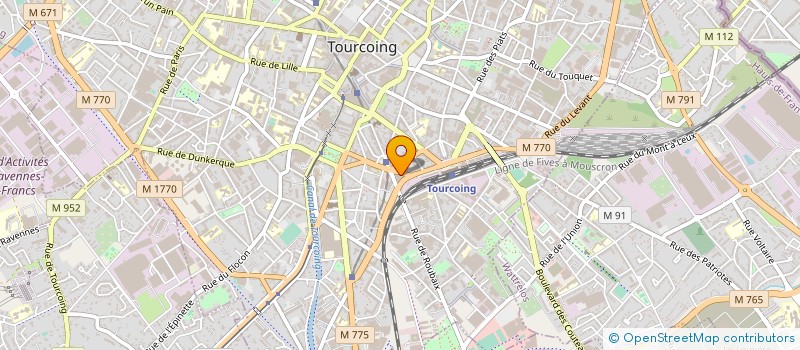 localisation de l'entreprise SOC NOUVELLE GARAGE DU NORD à TOURCOING