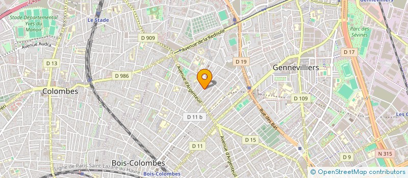 localisation de l'entreprise SOC NOUVELLE GARAGE PRECITOLE à ASNIERES-SUR-SEINE