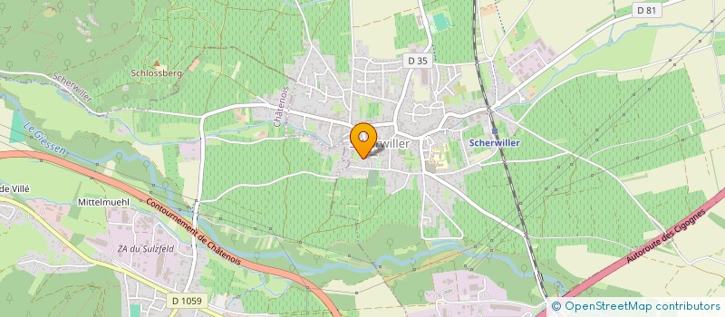 localisation de l'entreprise SOC NOUVELLE GOETTELMANN à SCHERWILLER