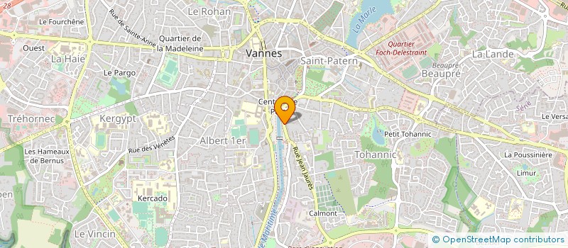 localisation de l'entreprise SOC NOUVELLE GROUPE INFI OUEST à VANNES