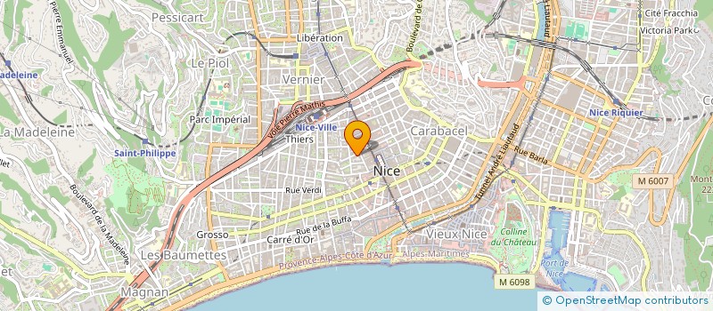 localisation de l'entreprise SOC NOUVELLE HOTEL SAINT GEORGES à NICE