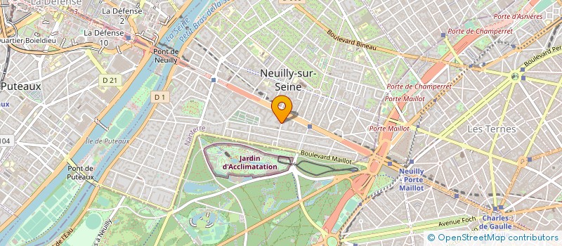 localisation de l'entreprise SOC NOUVELLE ICI PARIS à NEUILLY-SUR-SEINE