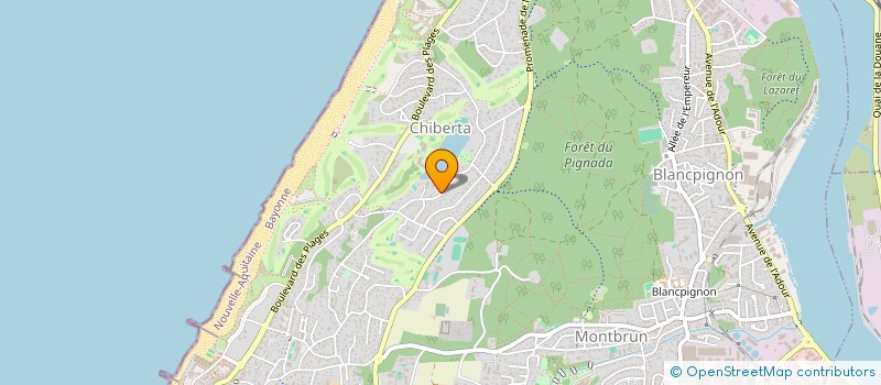 localisation de l'entreprise SOC NOUVELLE IMMOBILIERE à ANGLET