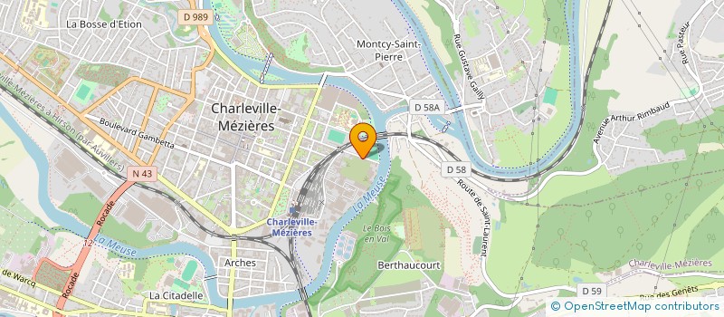 localisation de l'entreprise SOC NOUVELLE L ARDENNAISE DE FORGE à CHARLEVILLE-MEZIERES