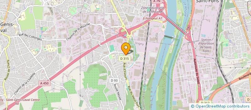 localisation de l'entreprise SOC NOUVELLE LA FIBRE FRANCAISE à IRIGNY