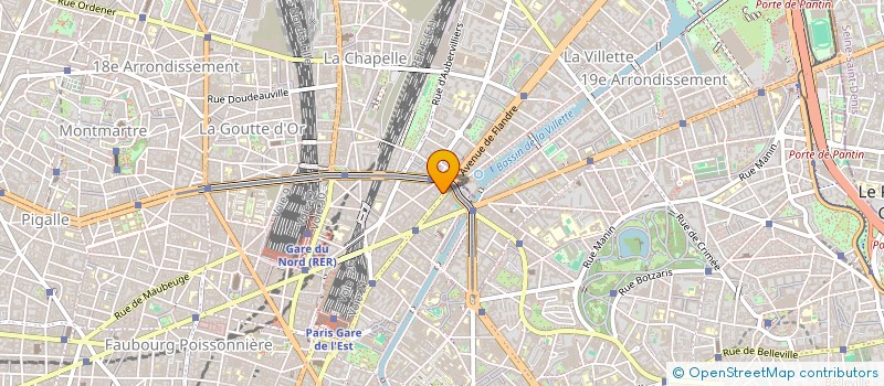 localisation de l'entreprise SOC NOUVELLE LE METROPOLE  PARIS