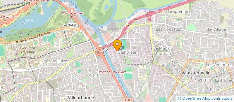 localisation de l'entreprise SOC NOUVELLE M-D SERRURERIE ASSOCIES à VILLEURBANNE