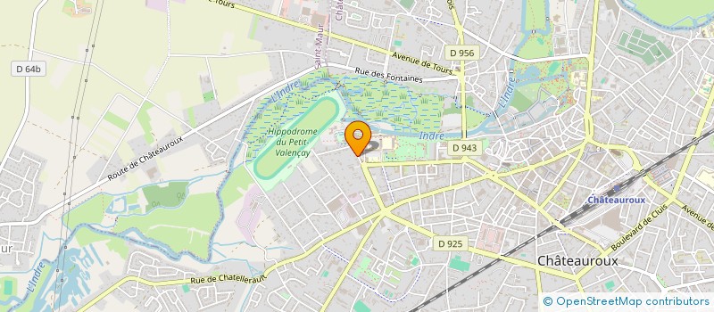 localisation de l'entreprise SOC NOUVELLE MEUBLES LITERIE MODERNE à CHATEAUROUX