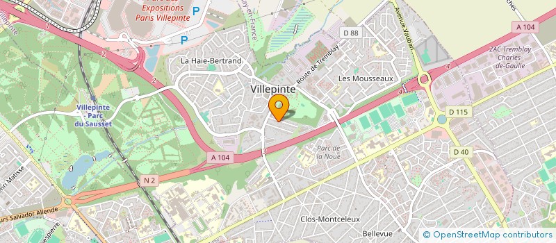 localisation de l'entreprise SOC NOUVELLE OUTILLAGE MOULES à VILLEPINTE