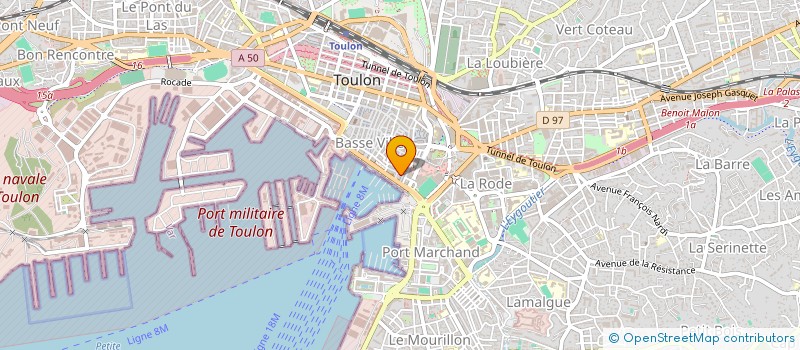 localisation de l'entreprise SOC NOUVELLE PIZZERIA RESTAURATION  TOULON