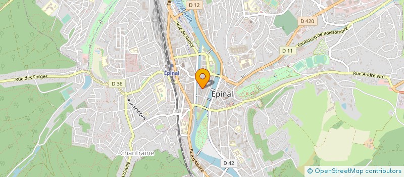 localisation de l'entreprise SOC NOUVELLE POISSONN EPINAL à EPINAL