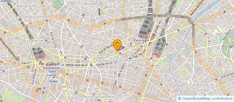 localisation de l'entreprise SOC NOUVELLE PONCTUEL SERVICE COURSE à PARIS