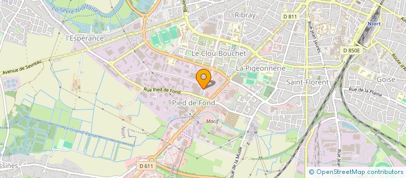 localisation de l'entreprise SOC NOUVELLE POSE ET TECHNIQUE à NIORT