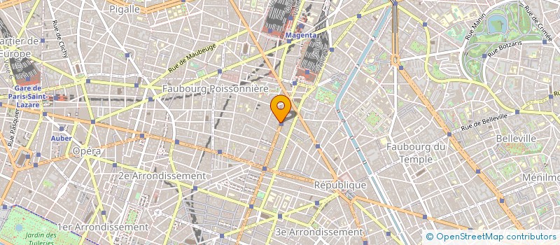 localisation de l'entreprise SOC NOUVELLE PRESSE INTERNATIONAL à PARIS