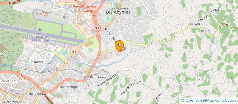 localisation de l'entreprise SOC NOUVELLE PRESTATIONS AUTOMOBILES à LES ABYMES