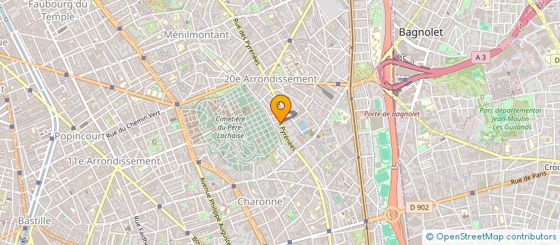 localisation de l'entreprise SOC NOUVELLE PYRENEES PALACE à PARIS