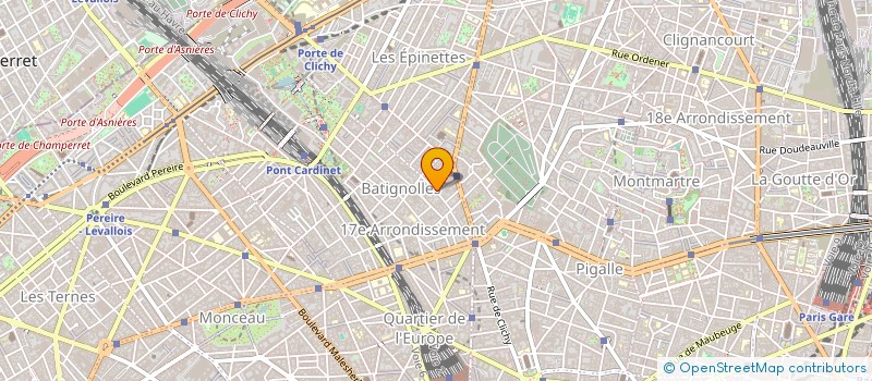 localisation de l'entreprise SOC NOUVELLE RAPIDEX à PARIS