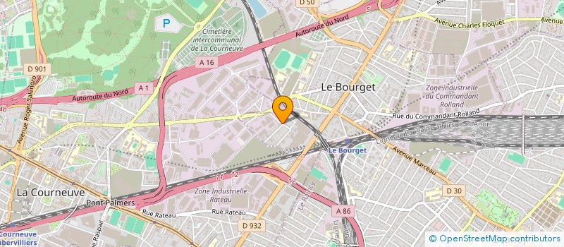 localisation de l'entreprise SOC NOUVELLE RECTIFICATION GEN BOURGET à LE BOURGET