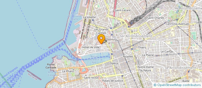 localisation de l'entreprise SOC NOUVELLE REPRESENTION INTERNA à MARSEILLE