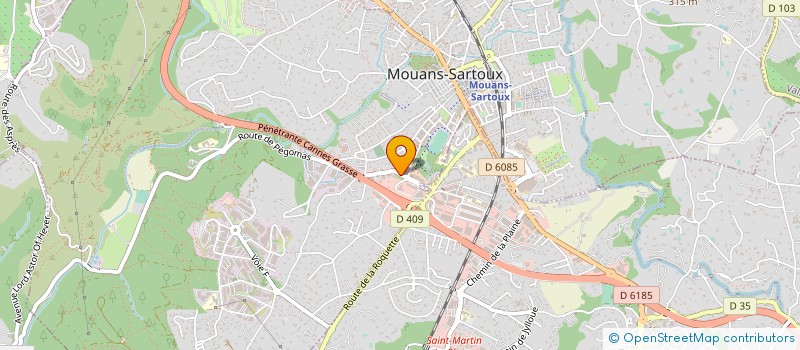 localisation de l'entreprise SOC NOUVELLE RIVIERA SODIPA à MOUANS-SARTOUX