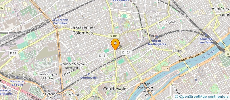 localisation de l'entreprise SOC NOUVELLE S.CO.R.E à COURBEVOIE