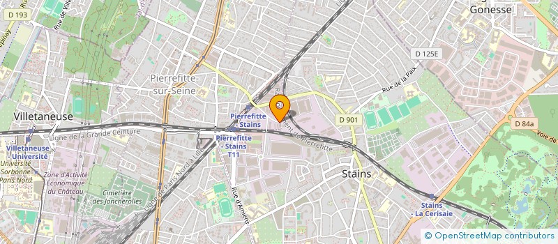 localisation de l'entreprise SOC NOUVELLE SABRINA 3 MAISSA à PIERREFITTE-SUR-SEINE