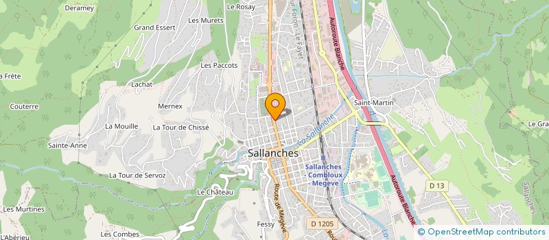 localisation de l'entreprise SOC NOUVELLE SALLANCHES MOTOS à SALLANCHES