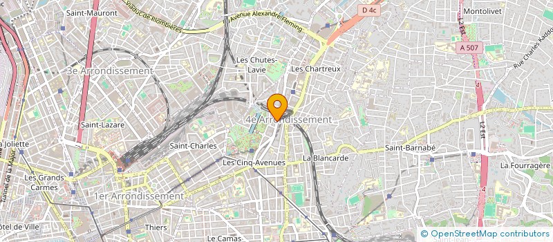 localisation de l'entreprise SOC NOUVELLE SALONS GUIRAMAND à MARSEILLE