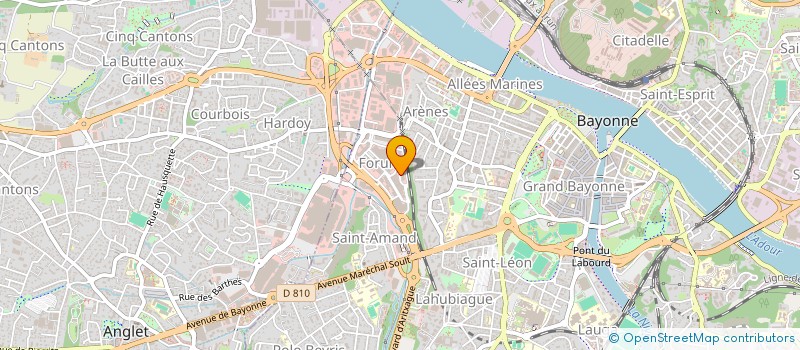 localisation de l'entreprise SOC NOUVELLE SAPAM à BAYONNE
