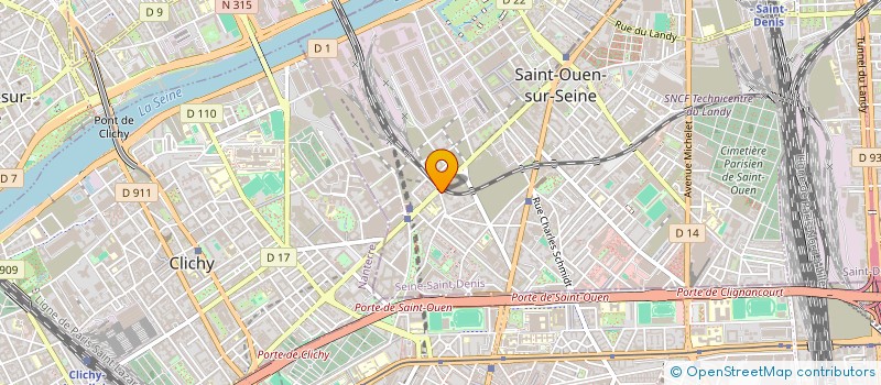 localisation de l'entreprise SOC NOUVELLE ST QUENTINOISE IMPRIMERIE à SAINT-OUEN-SUR-SEINE